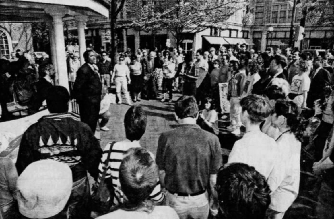 Rodney King rally 1992